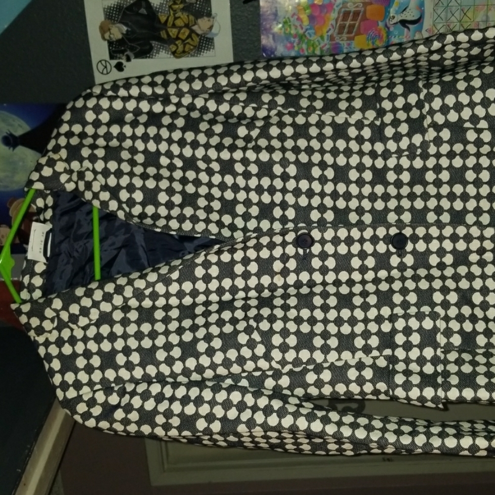 Akris punto 100% baumwolle cotton blazer